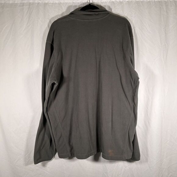 Eddie Bauer Sweater Men's TXL Green 1/4 Zip Long Sleeve Zip Pocket Pullover - Picture 8 of 11